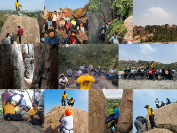 Wilderness training - Basic Knots, Rock Climbing, Caving, Chimney, Survival